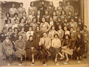 SIDI BEL ABBES COLLEGE MODERNE DE JEUNES FILLES 1957 XXX N01